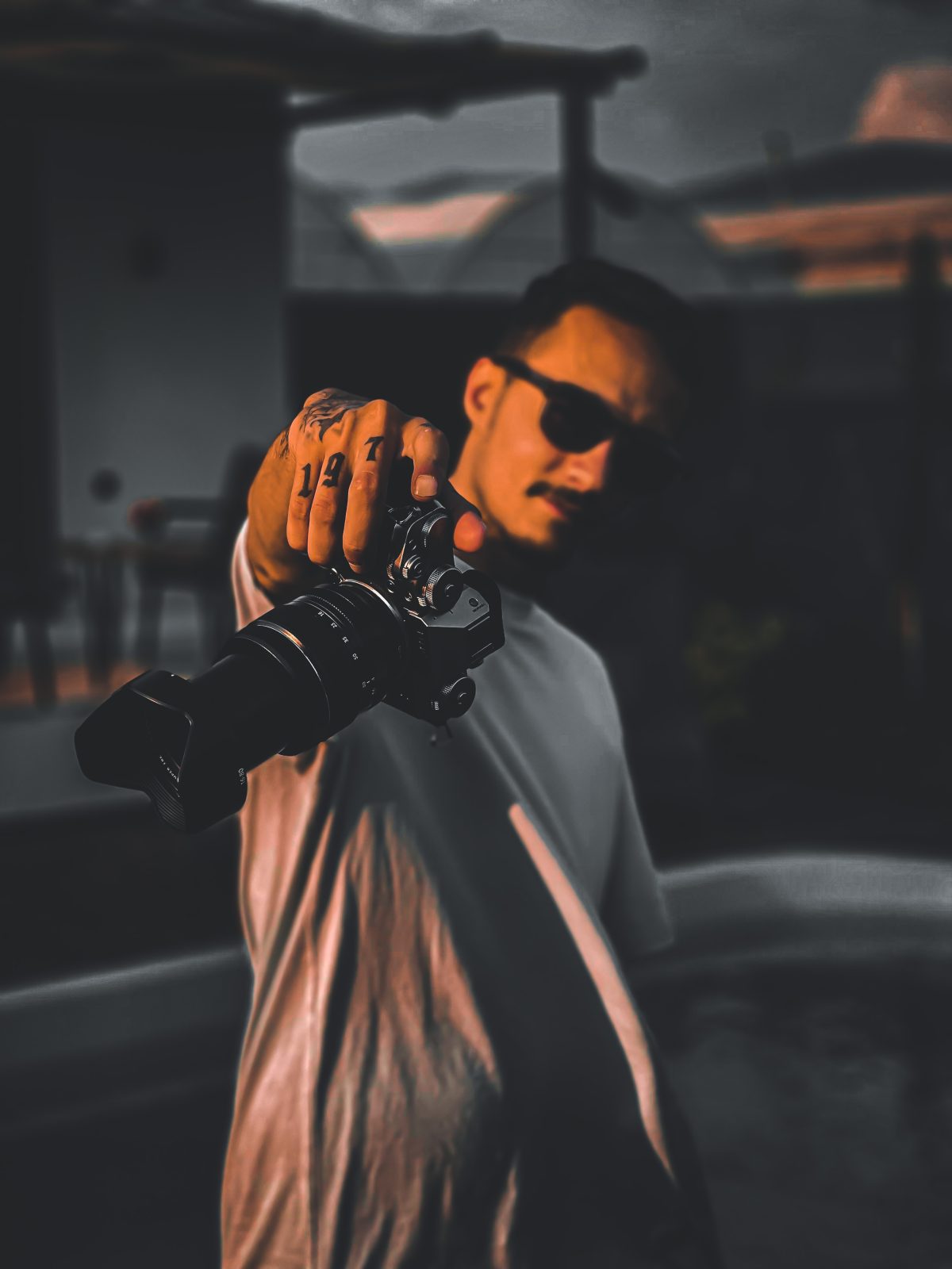 Behind the camera in Fethiye