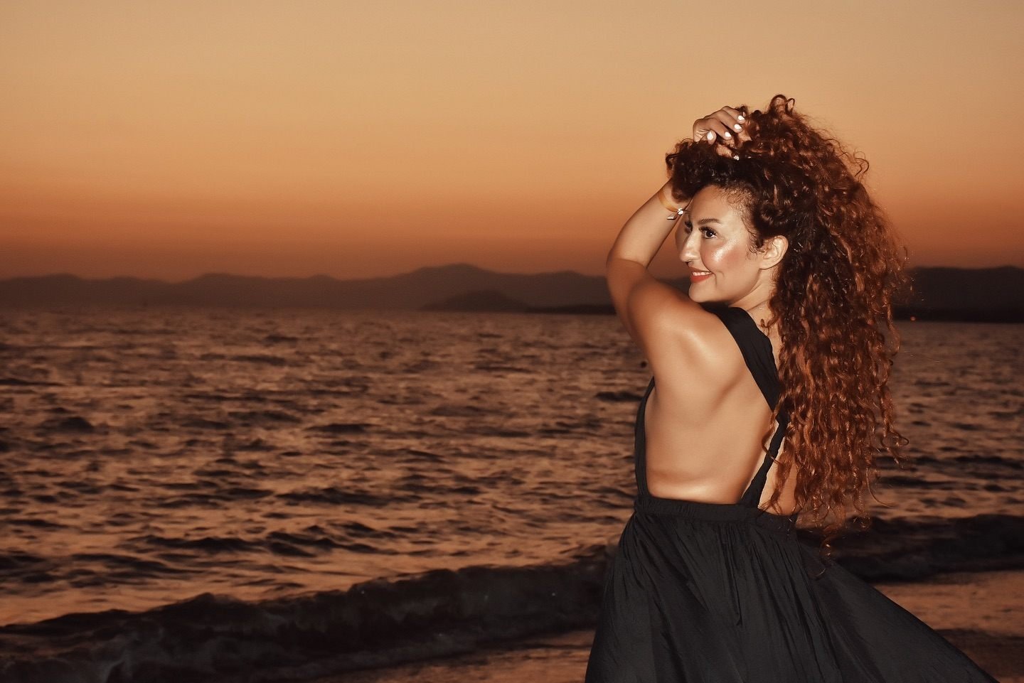 Fethiye beach wedding at sunset
