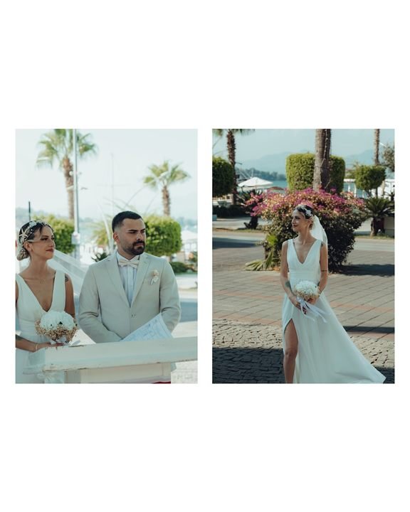 Intimate elopement ceremony in Fethiye