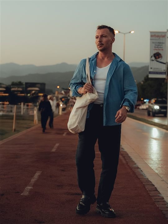 Editorial male portrait in Fethiye